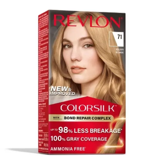 Revlon ColorSilk Permanent Hair Color with Bond Repair Complex - Blondes image {15}