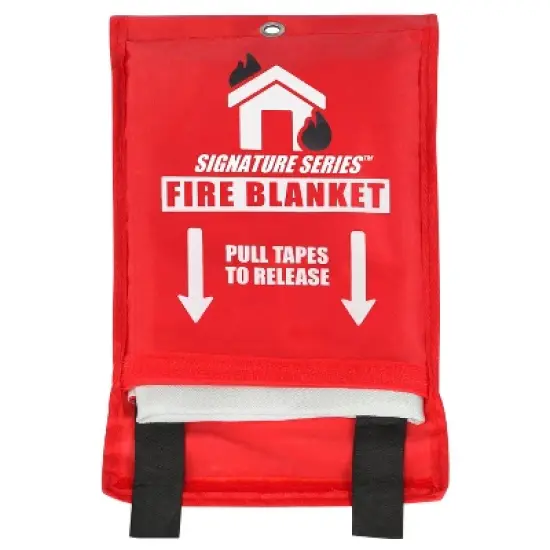 Signature Series Fire Blanket | Flame Suppression Fiberglass Blanket for Home and Kitchen Safety | Compact and Lightweight image {1}