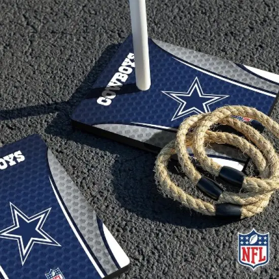 NFL Dallas Cowboys Solid Wood Quoits Toss Game image {4}