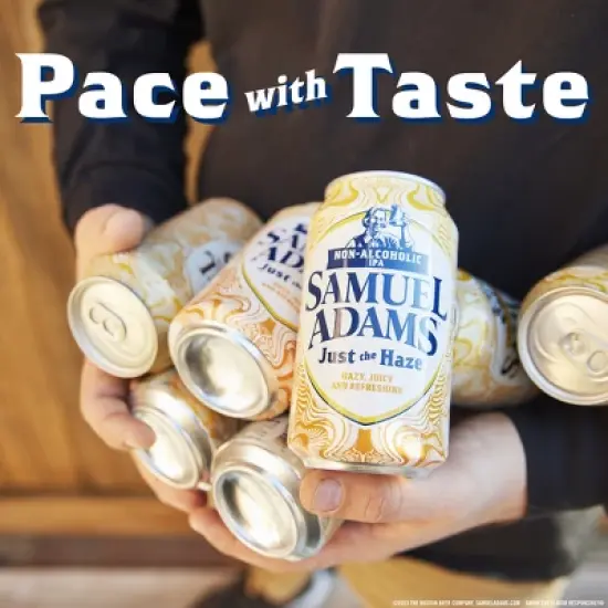 Sam Adams Just the Haze Non-Alcoholic IPA Beer - 6pk/12 fl oz Cans image {8}