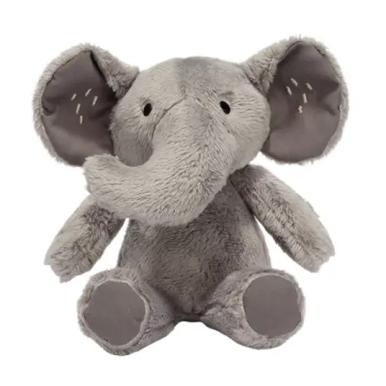 Lambs & Ivy Jungle Friends Developmental Soft Book & Elephant Plush Toy Gift Set image {9}
