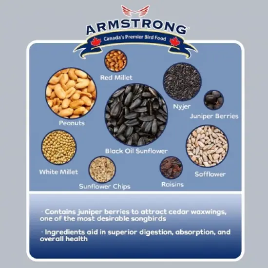 Armstrong Wild Bird Food Colourful Bird Seed Blend, 8lbs image {3}