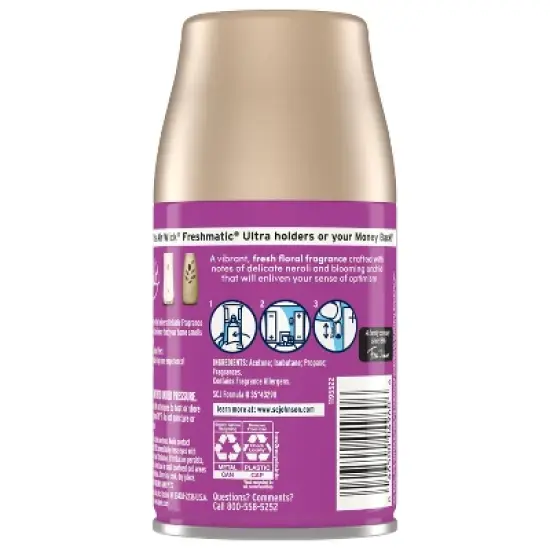 Glade Automatic Spray Air Freshener Refill Orchid & Neroli - 6.2oz image {2}