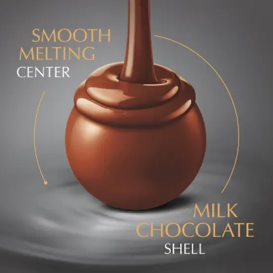 Lindt Lindor Milk Assorted Chocolate Candy Truffles - 15.2 oz. image {1}