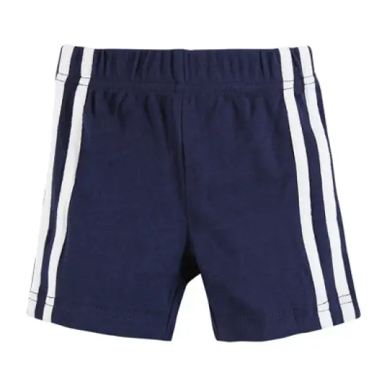 Hudson Baby Boy Shorts Bottoms 4-Pack, Navy Black image {2}
