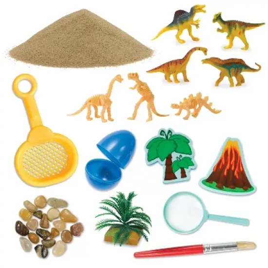 Dinosaur Dig Sensory Bin - Creativity for Kids image {1}