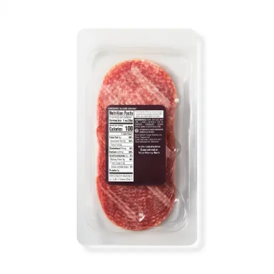 Sliced Uncured Genoa Salami - 5oz - Good & Gather&trade; image {1}
