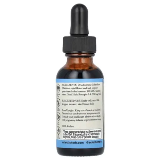 Eclectic Herb Celandine Extract, 250 mg, 1 fl oz (30 ml) image {1}