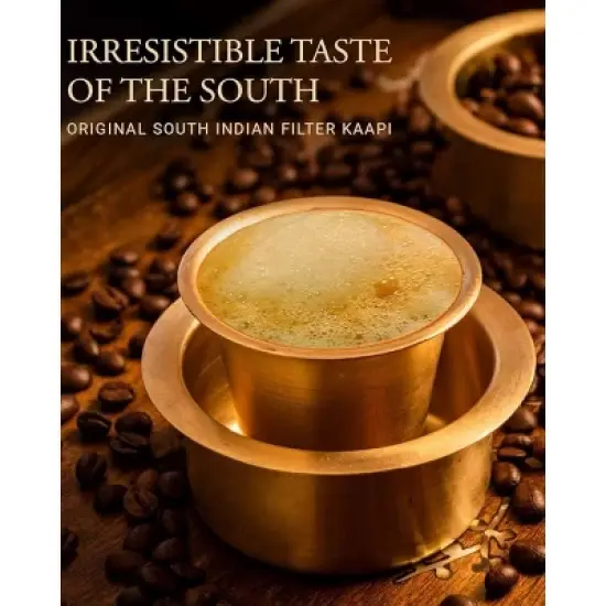 Shastha Premium Flavored Easy Filter Coffee Decoction Pack of 3 &times; 200 ml = 600 ml (1.32 lbs) image {4}