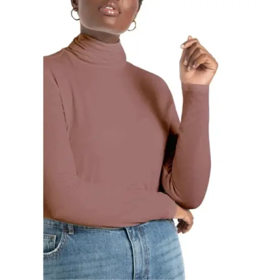 ELOQUII Women&rsquo;s Plus Size Layering Tneck image {8}