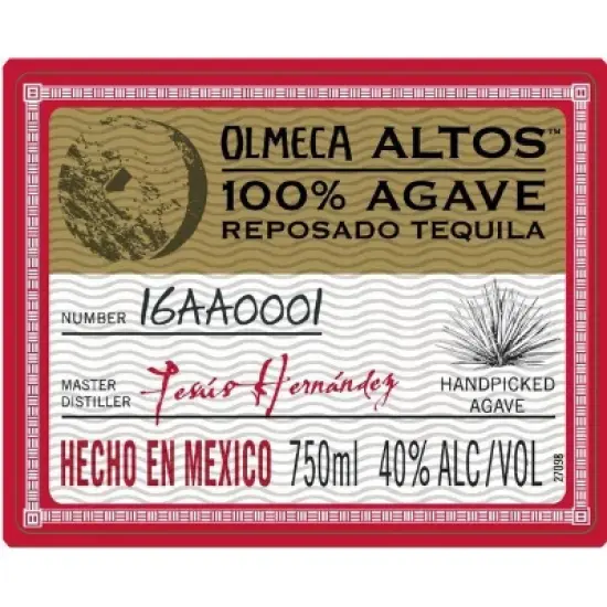 Altos Reposado Tequila - 750ml Bottle image {4}