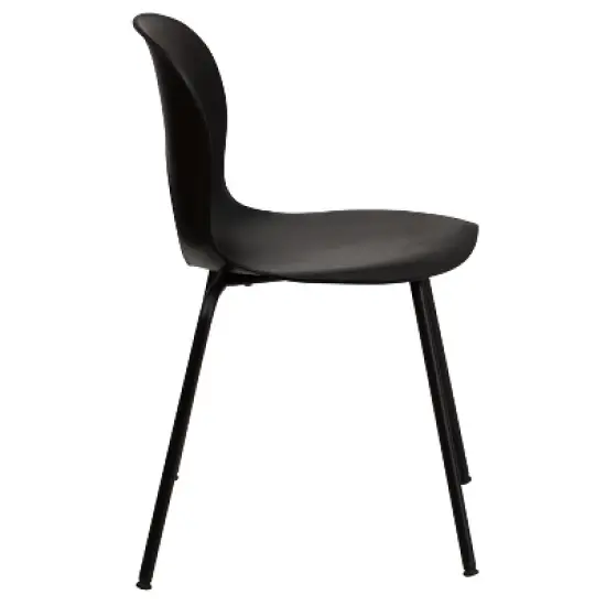 Emma and Oliver Multipurpose Designer Plastic Cafe Stack Chair image {7}