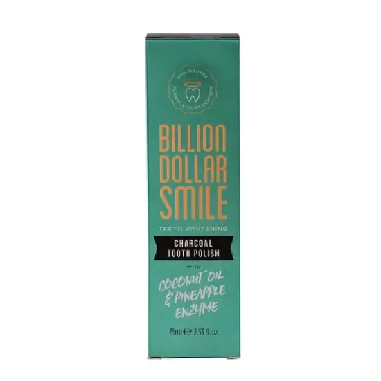 Billion Dollar Smile Charcoal Tooth Polish - 2.53 fl oz image {5}