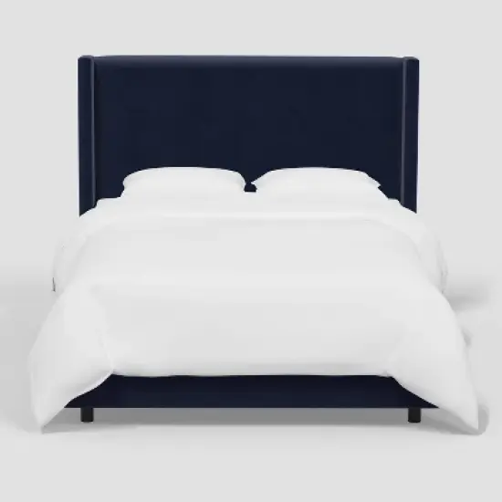 Austin Wingback Bed in Velvet - Threshold&trade; image {1}