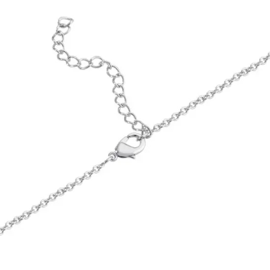 Hello Kitty Silver Plated Shaker Pendant Necklace, 18'' image {1}