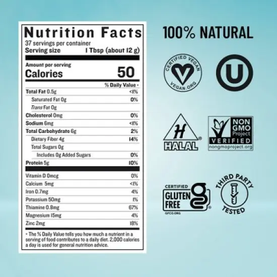 Legendairy Milk Brewer's Yeast Powder - Unflavoured - 16oz image {2}