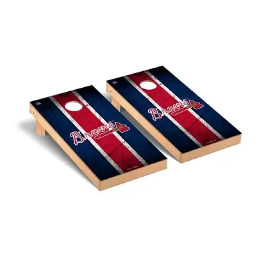 MLB Atlanta Braves Premium Cornhole Board Vintage Version image {1}