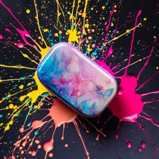 ZIPIT 3D Lenticular Pencil Case for Girls, Butterflies Pencil Box image {6}