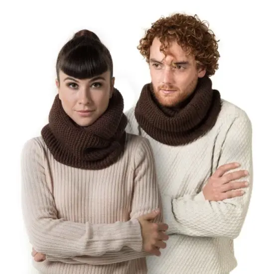 Mio Marino | Women's Cable Knit Infinity Circle Scarf image {5}