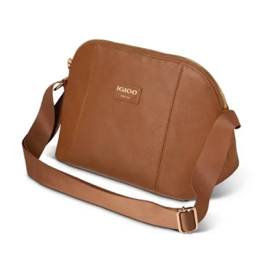 Igloo Luxe Crossbody Cooler Bag - Cognac image {6}