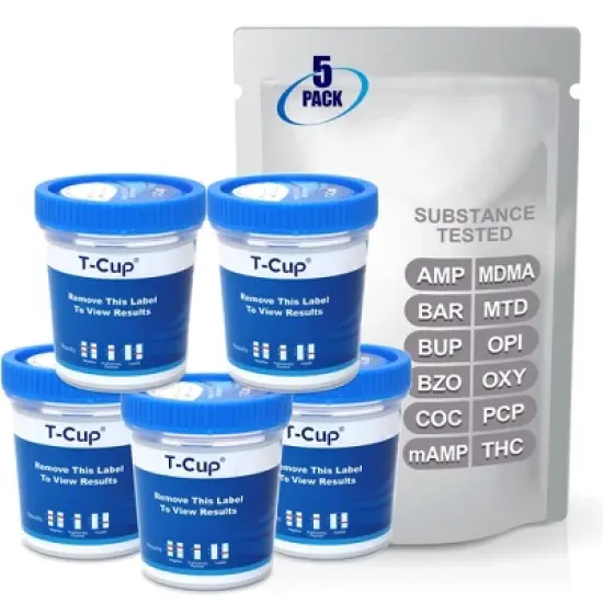 Mintegrity 5 Pack 12-Panel Instant at Home Urine Drug Test Kits | Multi-Panel Urine Screening Testing Kit | MT-TDOA-6124 image {5}