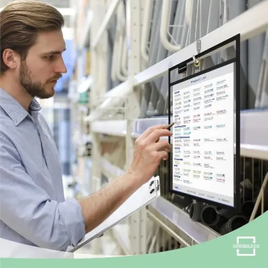 SCRIBBLEDO Black Dry Erase Pocket Sleeves Value Pack of 50 image {1}