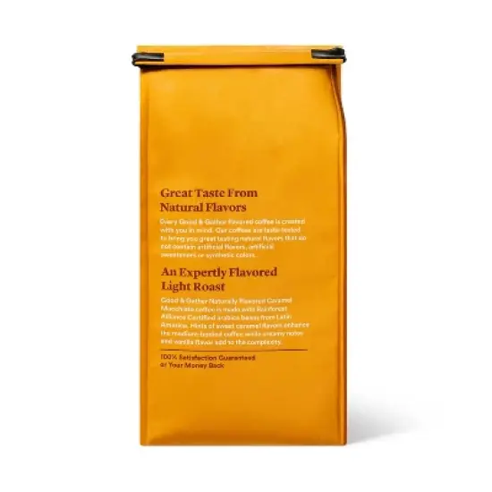 Naturally Flavored Caramel Macchiato Light Roast Ground Coffee - 12oz - Good & Gather&trade; image {1}