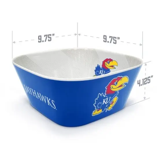 NCAA Kansas Jayhawks Large Party Bowl image {3}