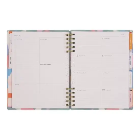 The Happy Planner 7"x9.25" 2025-2026 Mod Mosaics Classic 12 Months Dated Planner image {4}