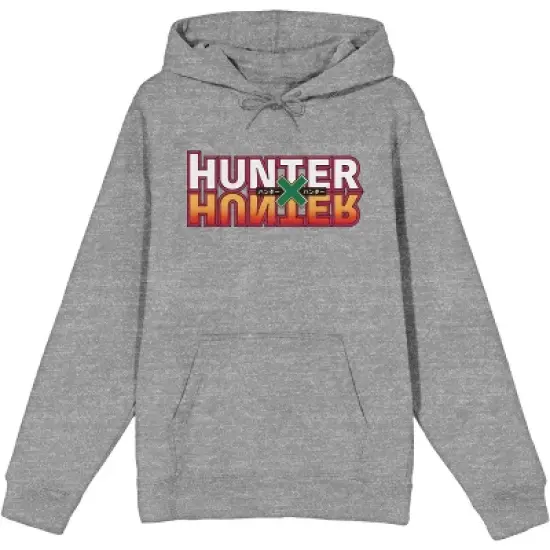 Hunter X Hunter Logo Men's Athletic Heather Sweatshirt image {6}