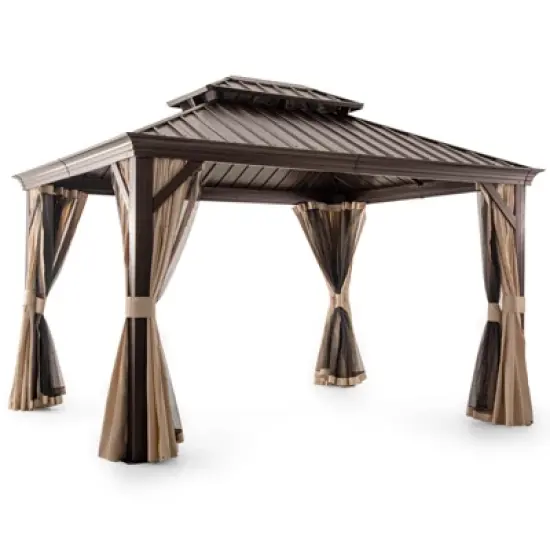 Lausaint Home 10'X12' Hardtop Gazebo image {7}