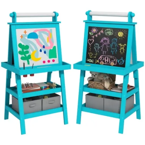 TopComfy Baby and Toddler Learning Toy, Educational Play Sets for Early Development, Sensory Stimulation and Interactive Fun, Blue,23.25&rdquo;*19&rdquo;*46.5" image {5}