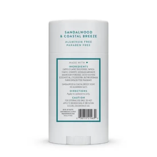 Native Limited Edition Fall Getaway Deodorant - Sandalwood & Coastal Breeze - 2.65oz image {7}