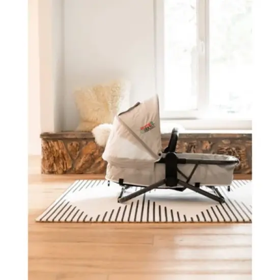 Romp & Roost LUXE Hatch 3-in-1 Travel Bassinet and Lounger - Gray image {5}