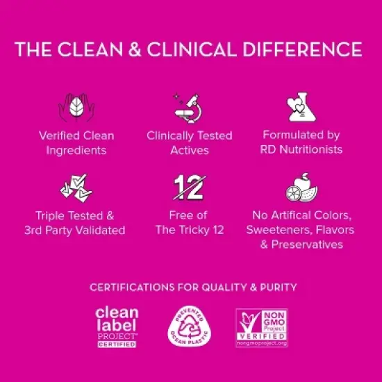 HUM Nutrition Best of Berberine Weight Management & Glucose Support Vegan Capsules - 1200mg - 60ct image {5}