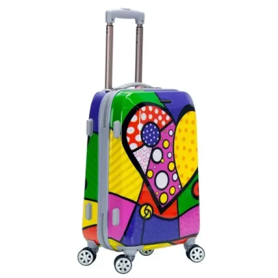 Rockland Vision Polycarbonate Hardside Carry On Spinner Suitcase image {5}