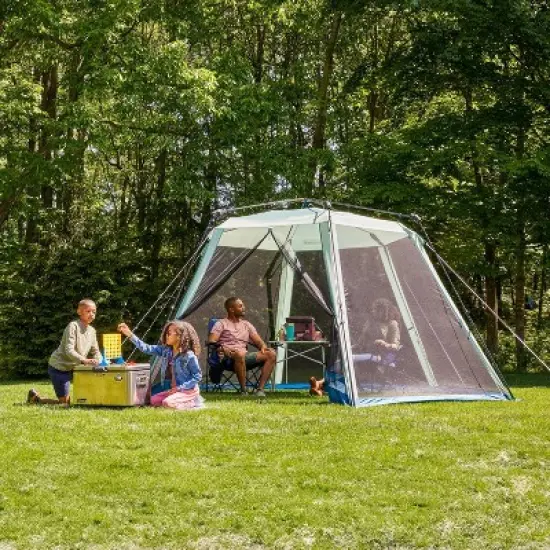 Coleman 13'x15' Skylodge Instant Screened Shelter Canopy Tent - Moss image {1}