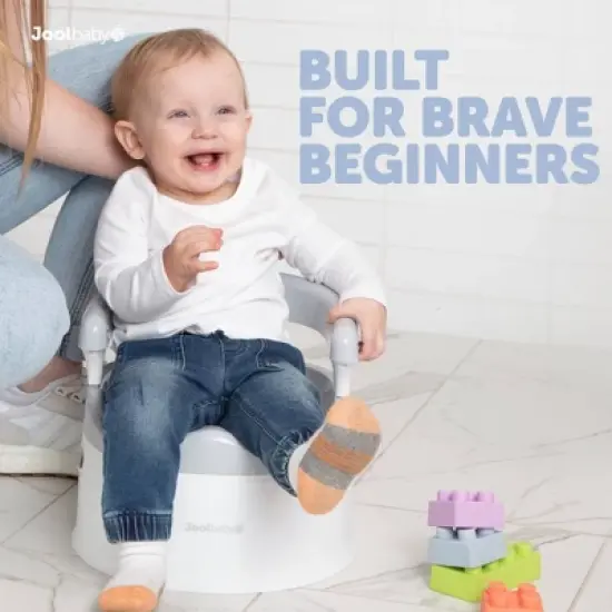 Jool Baby Handled Potty Training Chair - Gray image {2}
