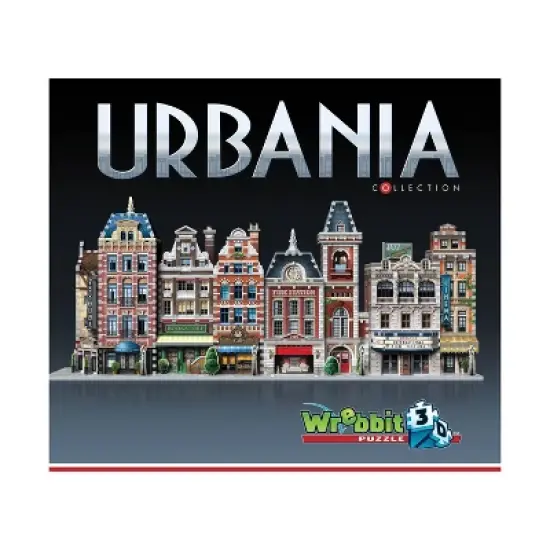 Urbania Collection - Hotel, Cinema, Cafe & Fire Station 4pk 3D Puzzles 1165pc image {6}