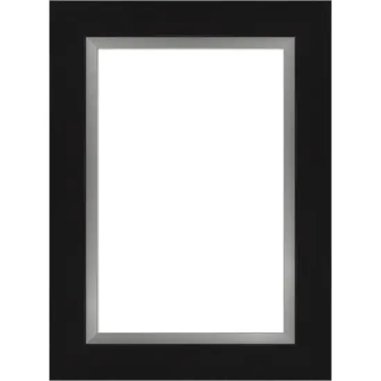 Amanti Art Eva Black Silver Framed Dry Erase Magnetic Board image {9}