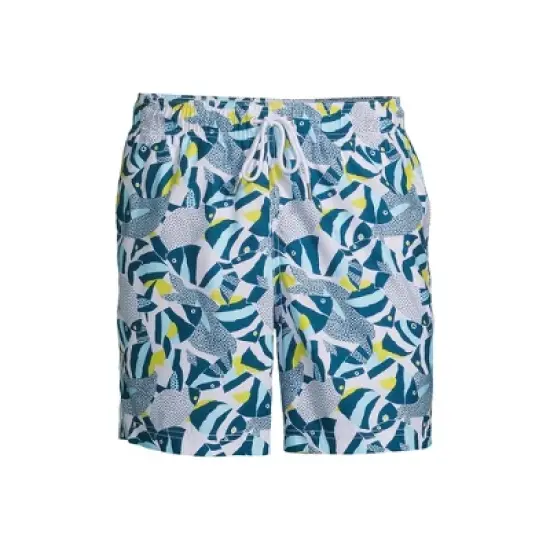 Lands' End Men's 6" Volley Swim Trunks image {7}
