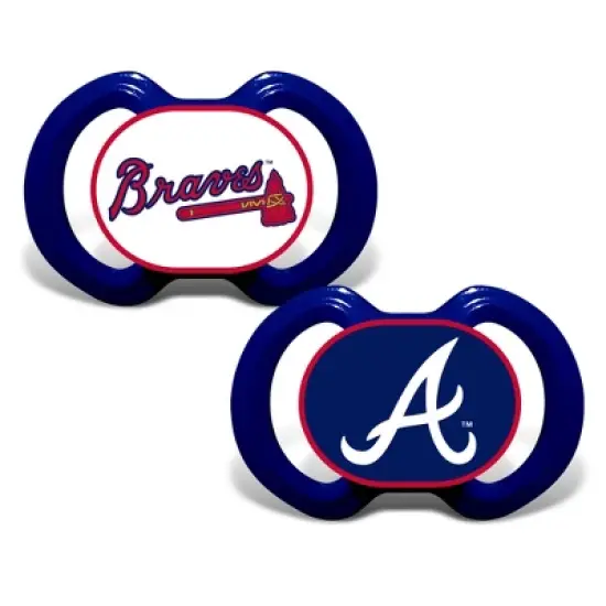 BabyFanatic Officially Licensed Pacifier 2-Pack - MLB Atlanta Braves image {5}