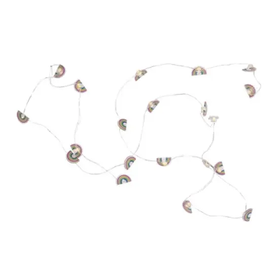 Northlight LED Rainbow Fairy Lights - Warm White - 2.75' Silver Wire - 10ct image {3}