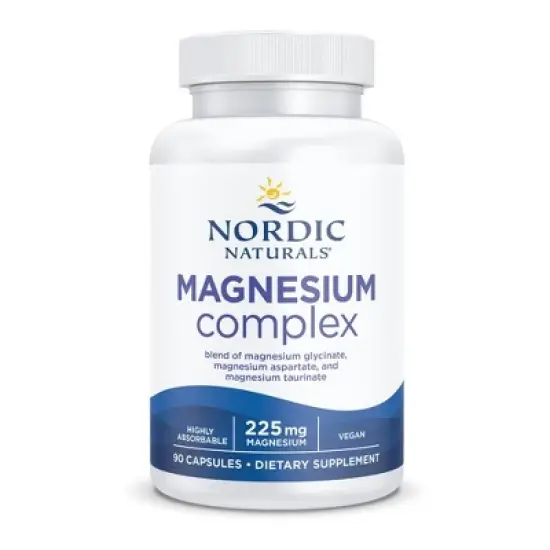 Nordic Naturals Dietary Magnesium Vegan Complex Supplements Capsules - 90ct image {1}