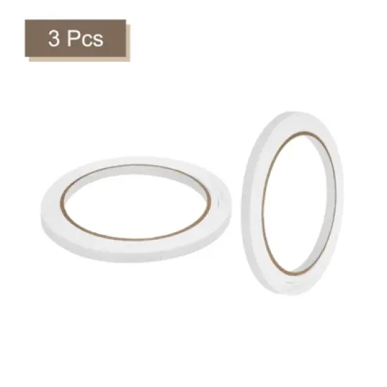 Unique Bargains Self-Adhesive Decoration Double-Sided Tape for Scrapbooking 3 Pcs image {2}