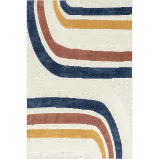 nuLOOM Katina Abstract Rainbow Indoor/Outdoor Patio Area Rug image {9}