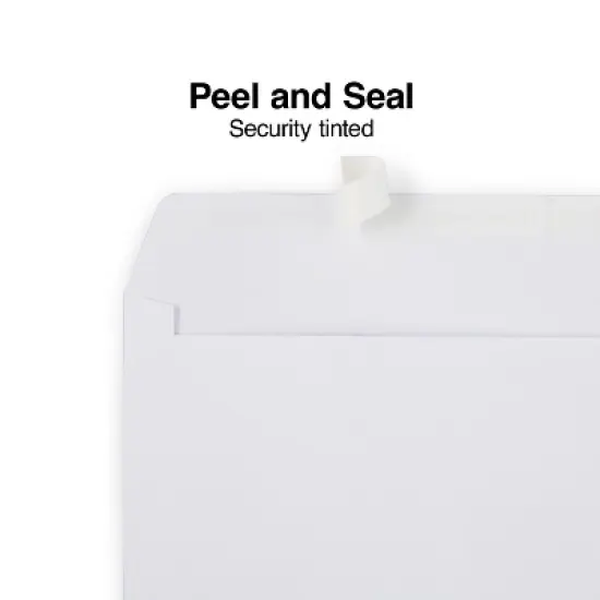 MyOfficeInnovations QuickStrip EasyClose Business Envelope 4 1/8" x 9 1/2" 500/BX 381936 image {1}