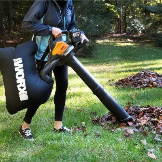 Worx WG583 40V Power Share 4.0Ah Cordless Leaf Blower/Vac/Mulcher image {1}
