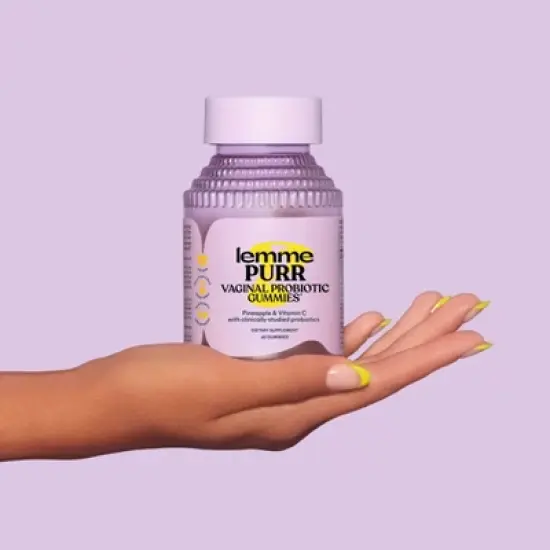 Lemme Purr Vaginal Probiotic Vegan Gummies - 60ct image {1}