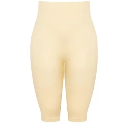AVENUE | Seamless Hi Waist Capri - beige image {2}